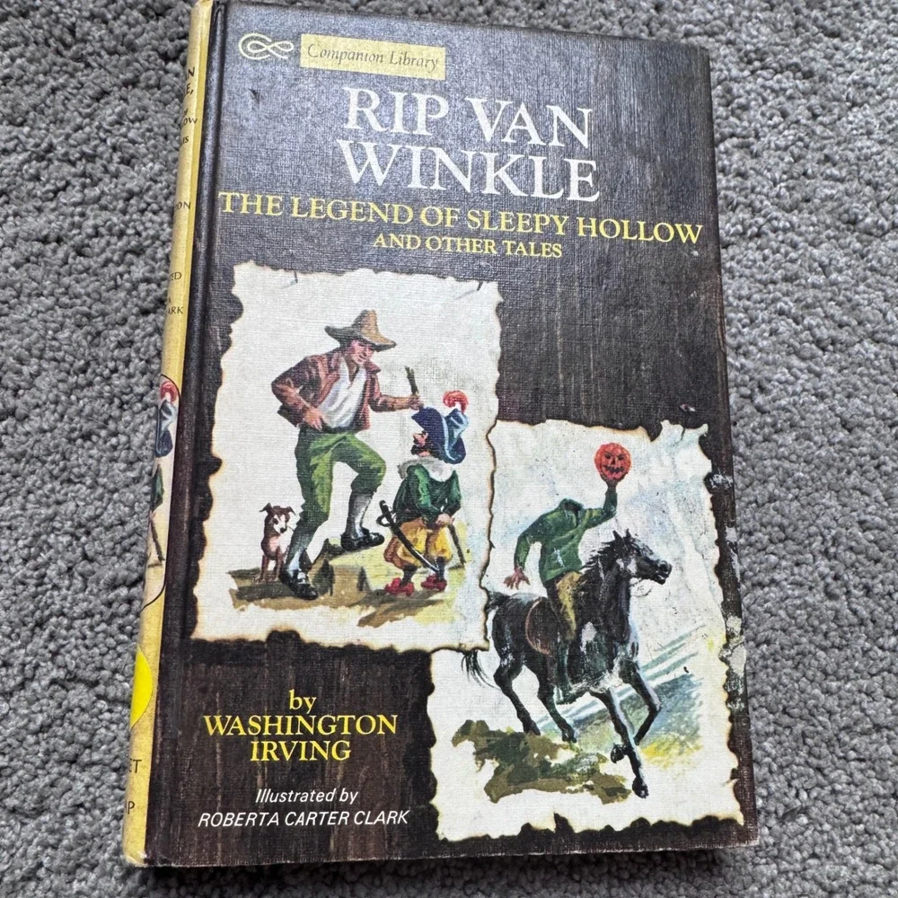Rip Van Winkle Legend of Sleepy Hollow Washington Irving Hardback 1967